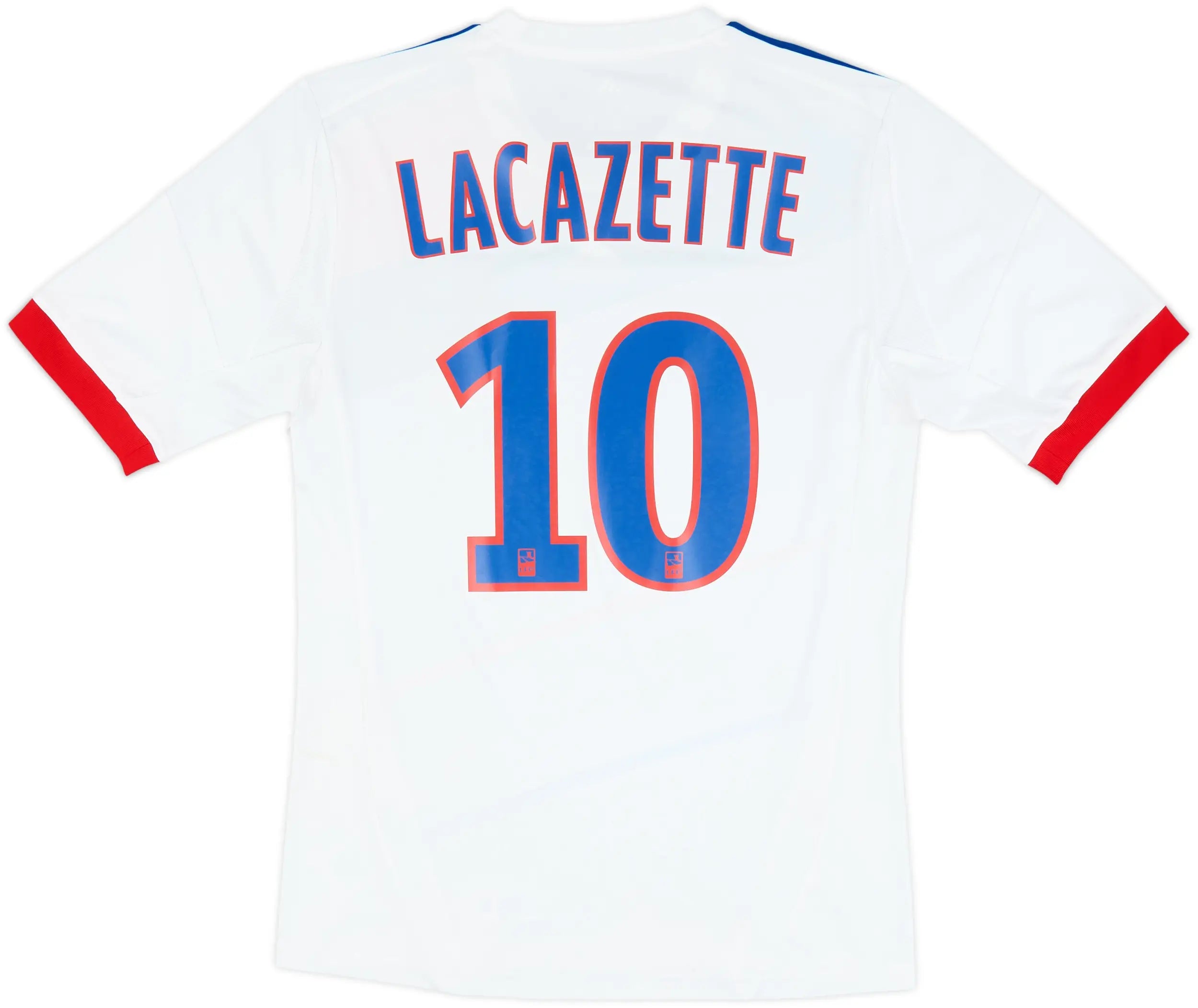 2012-13 Lyon Home Shirt Lacazette #10