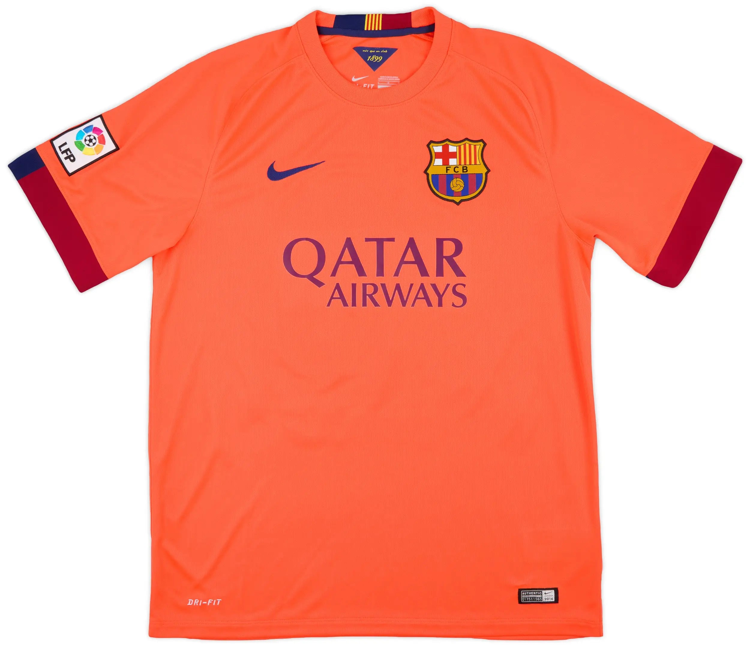 2014-15 Barcelona Away Shirt Messi #10
