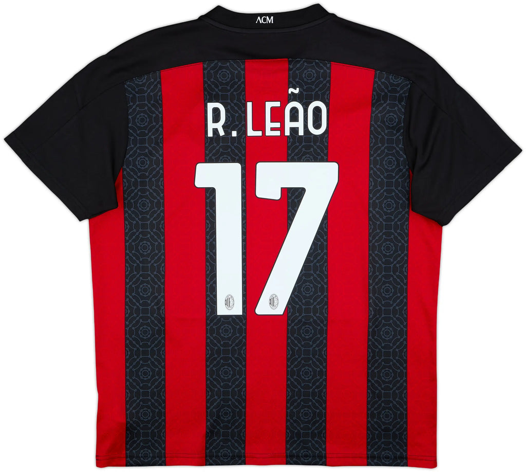 2020-21 AC Milan Home Shirt R.Leao #17