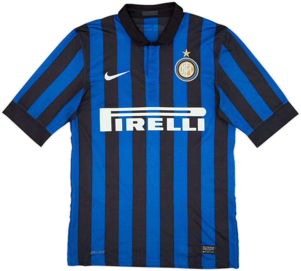 2011-12 Inter Milan Home Shirt Milito #22