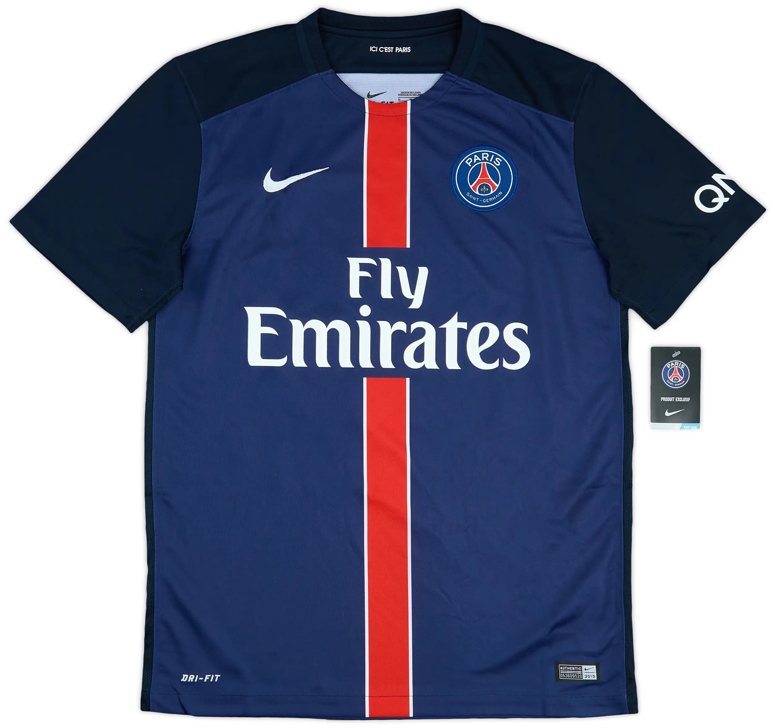 2015-16 Paris Saint-Germain Home Shirt Ibrahimovic #10