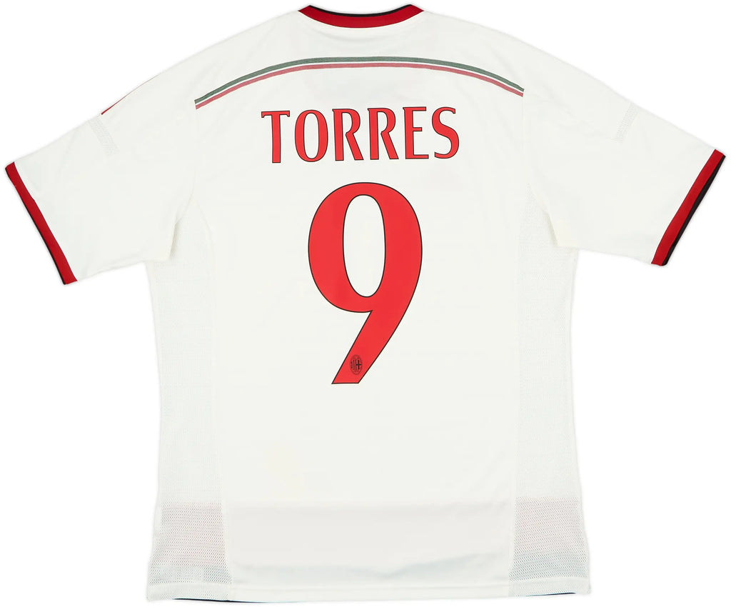 2014-15 AC Milan Away Shirt Torres #9