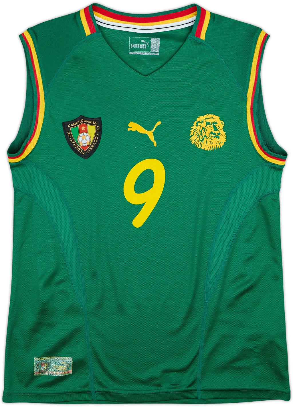 Maillot RETRO CAMEROUN 2002 DOMICILE ETO'O