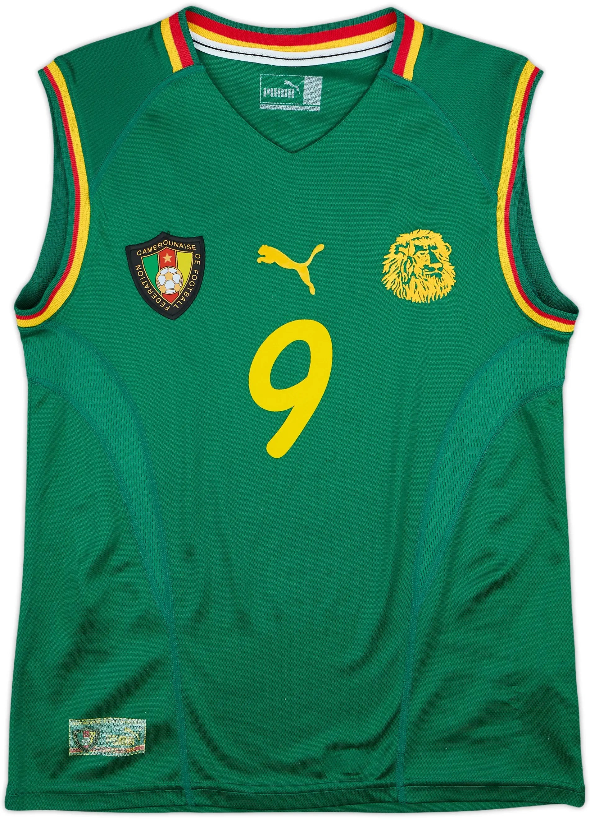 Maillot RETRO CAMEROUN 2002 DOMICILE ETO'O