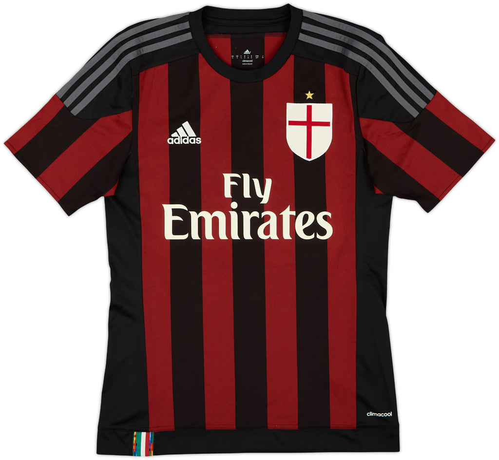 2015-16 AC Milan Home Shirt Balotelli #45